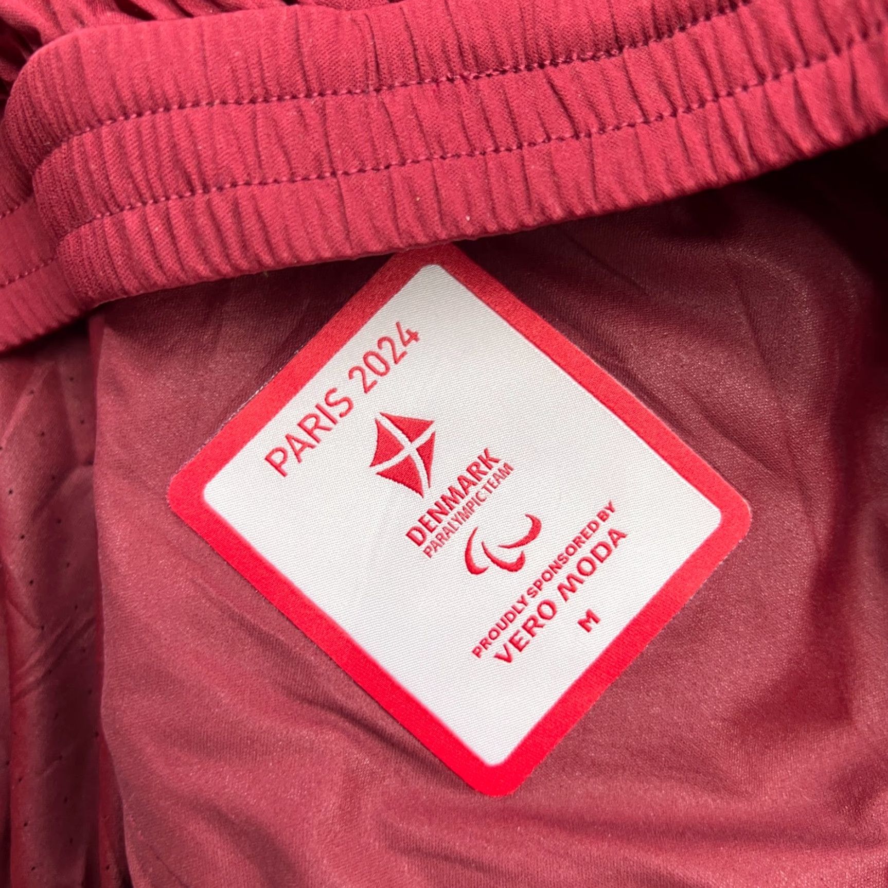 Vintage VERO MODA Denmark Paralympic Team 2024 Jacket Medium Full Zip Red Track Jacket Mens/Adult M Size US M / EU 48-50 / 2 - 5 Thumbnail