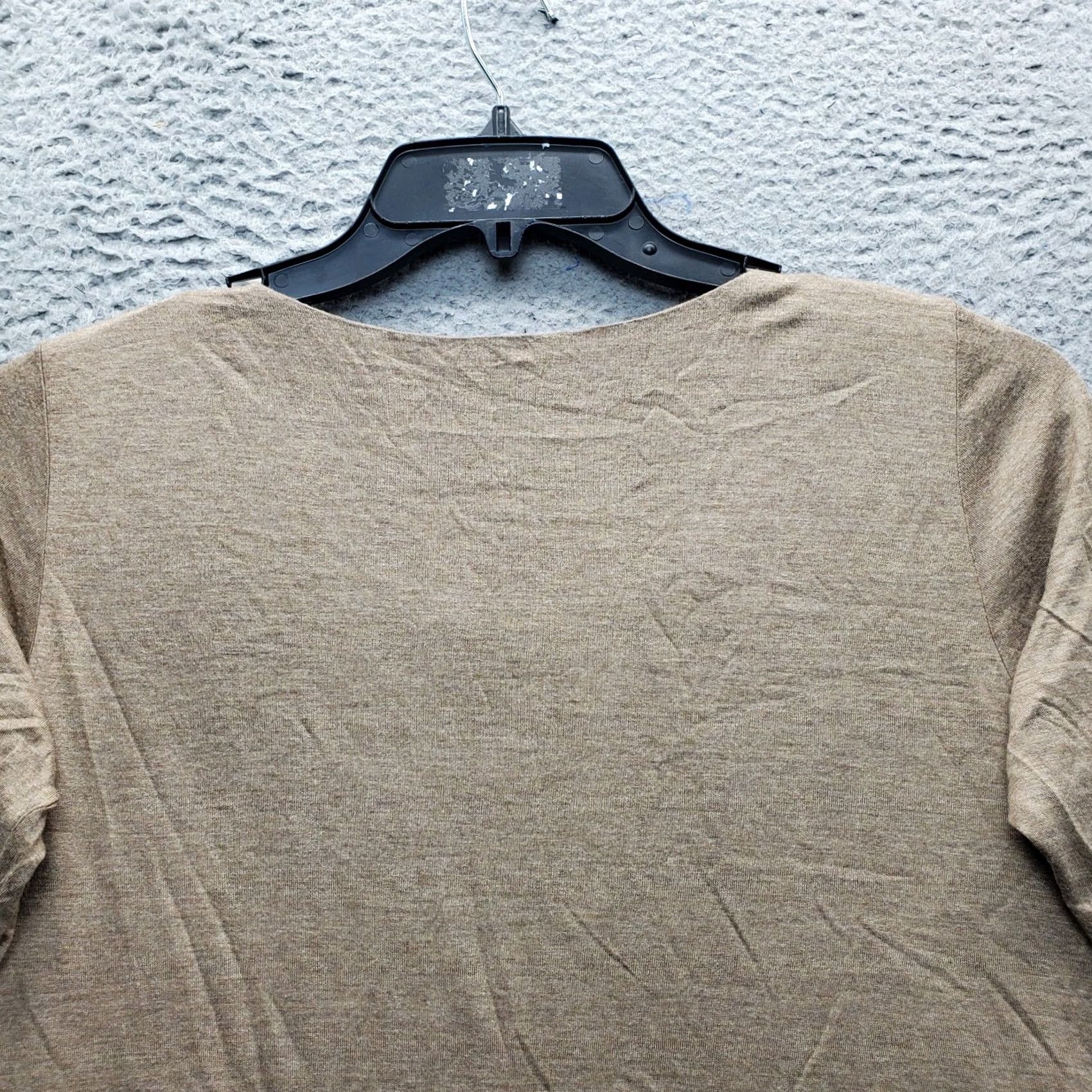 Eileen Fisher Eileen Fisher Tunic Top Womens XS Brown Knit Lightweight Long Sleeve Size XS / US 0-2 / IT 36-38 - 7 Thumbnail