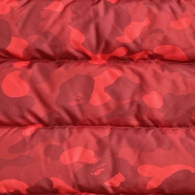 Bape BAPE Dark Red Camo Puffer Down Vest a bathing ape Size US M / EU 48-50 / 2 - 2 Thumbnail