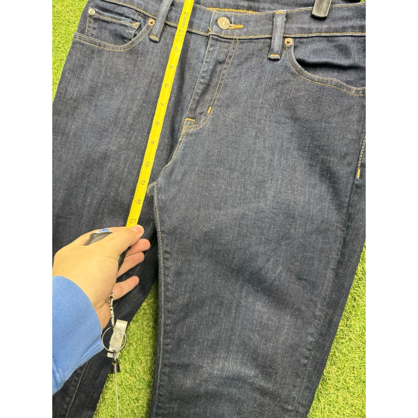 Polo Ralph Lauren Polo Jeans RL Classic Fit Straight Leg Dark Denim Company Jeans Womens 31x32 Size 24" / US 00 / IT 34 - 6 Thumbnail