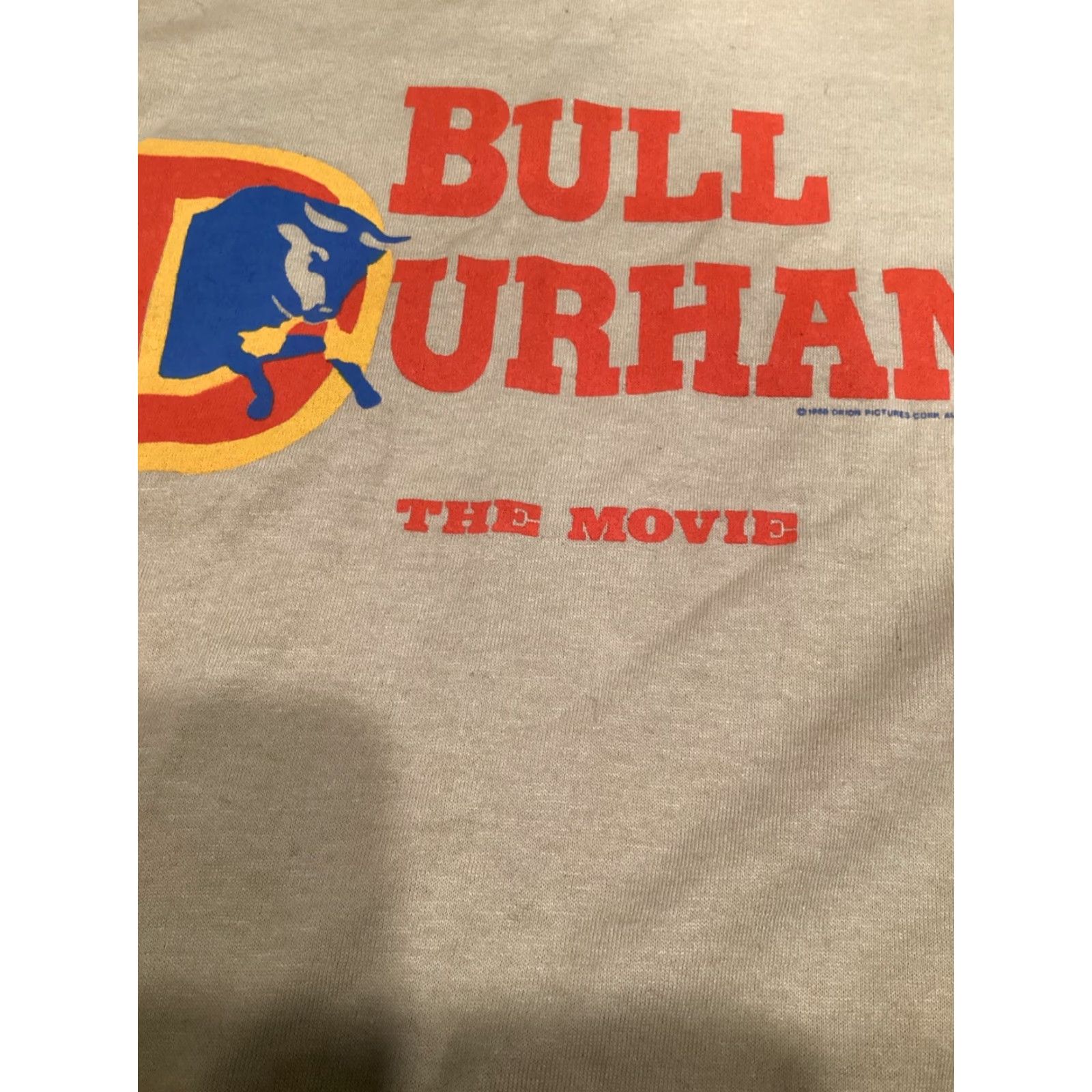 Vintage VINTAGE Bull Durham Classic Baseball Screen Stars Tag Size XL Shirt Mens Brown Short Sleeve Basic Tee XL Size US XL / EU 56 / 4 - 2 Thumbnail