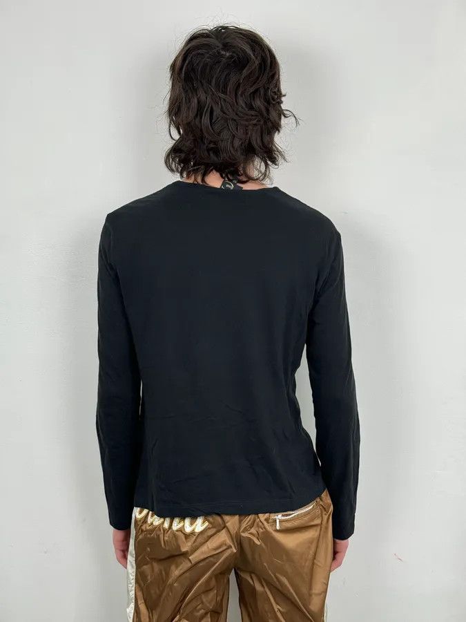 Just Cavalli SS2007 Cavalli Black Golden Baroque Ornaments Longsleeve T-Shirt Size US S / EU 44-46 / 1 - 3 Thumbnail