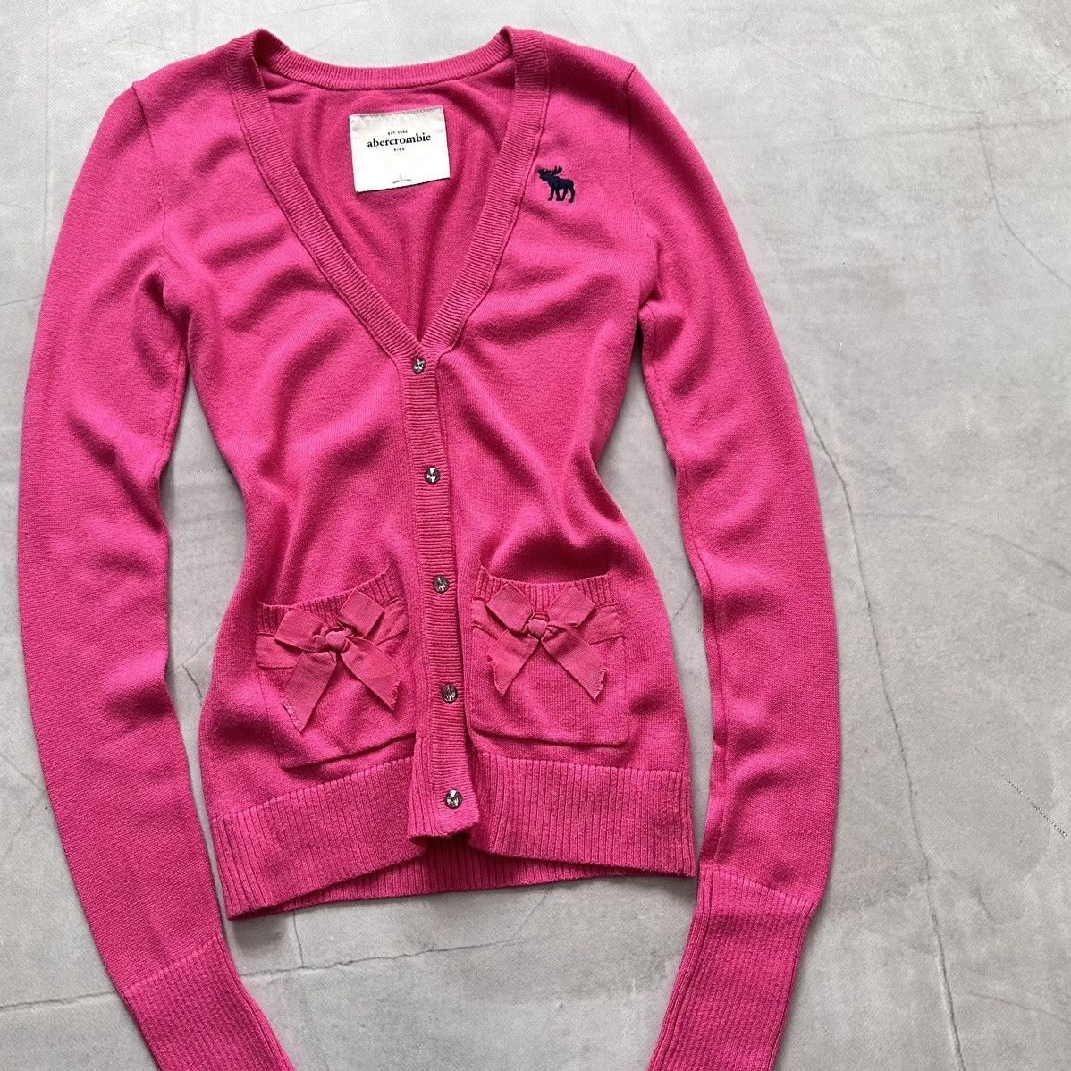 Hysteric Glamour Cute Abercrombie Fitch Babydoll Bows Sweater Bella Swan Size S / US 4 / IT 40 - 2 Thumbnail