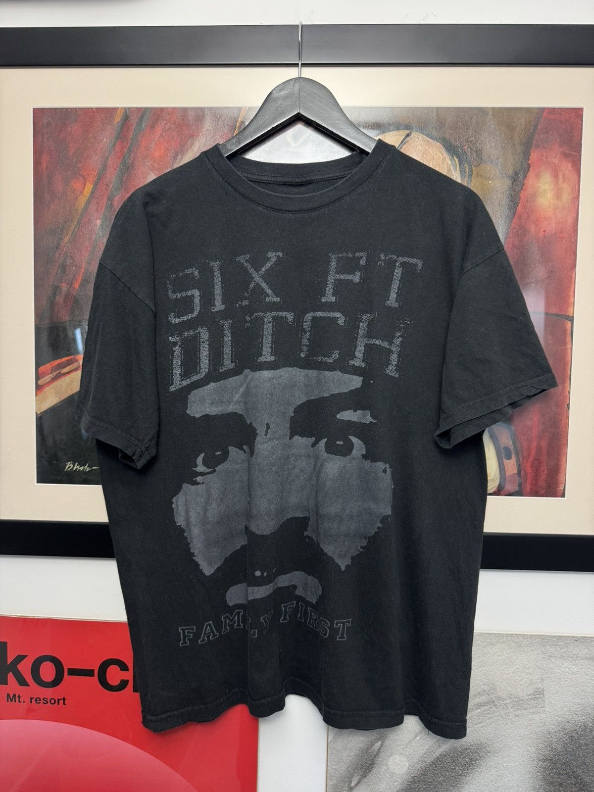 Vintage Six FT Ditch Hardcore Band Tee Charles Manson Family First Size US L / EU 52-54 / 3 - 1 Thumbnail