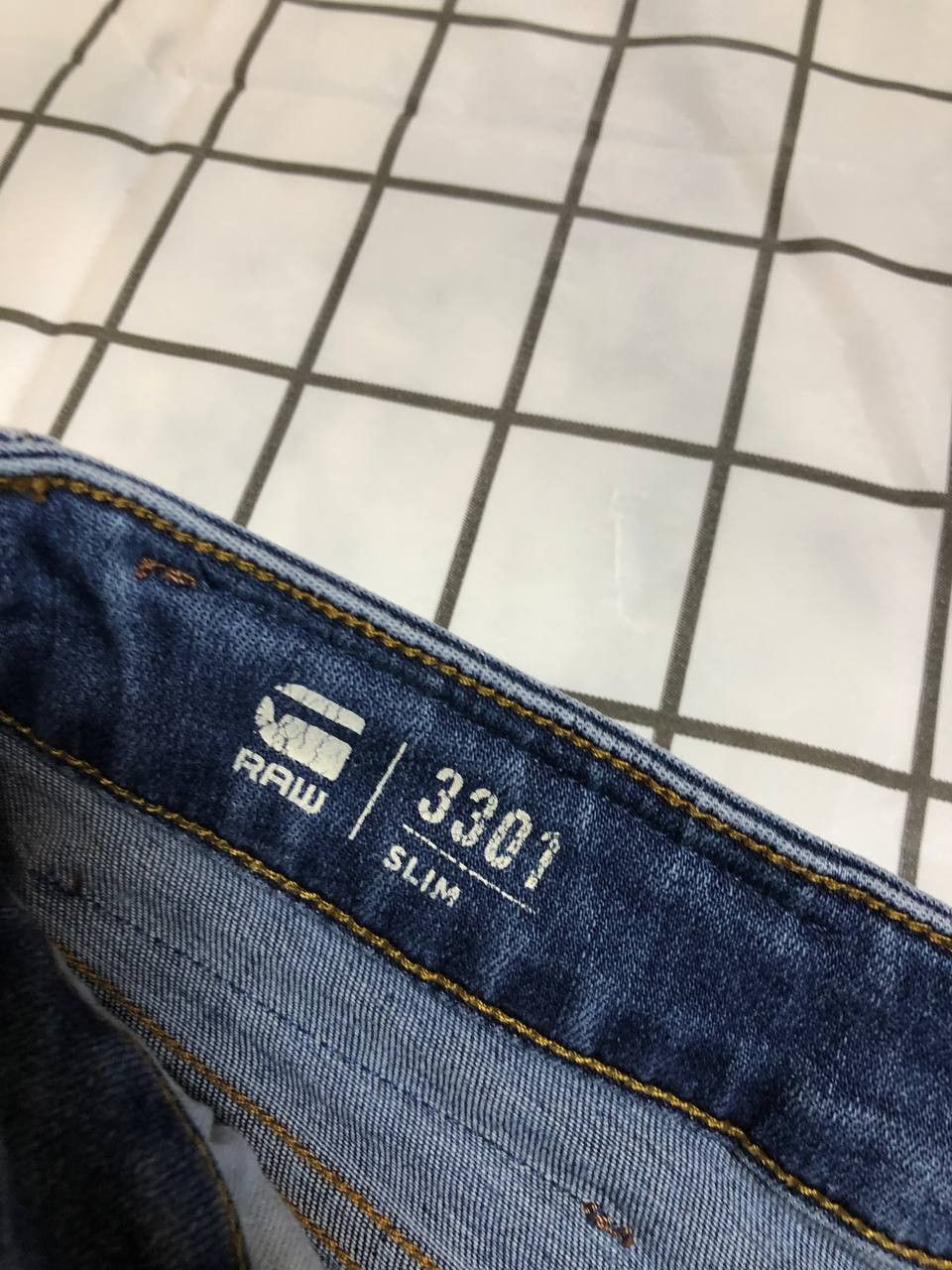 G-Star G-Star RAW Deconstructed Slim Straight Jeans Blue Size US 32 / EU 48 - 17 Thumbnail