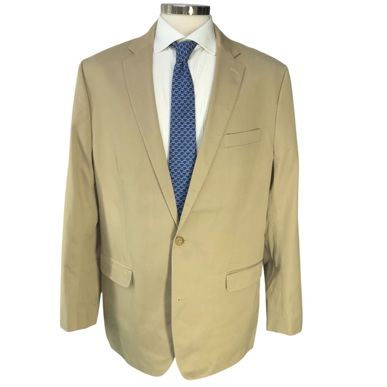 Lauren Ralph Lauren Ralph Lauren LRL 44L Sport Coat Jacket Khaki RECENT *BLEMISH Size 44L - 13 Thumbnail