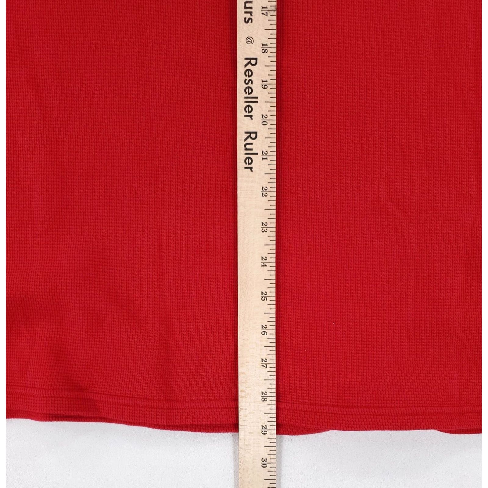 Polo Ralph Lauren Polo Ralph Lauren Long Sleeve Shirt Red Mens XXL Thermal Waffle Knit Shirt Size US XXL / EU 58 / 5 - 6 Thumbnail