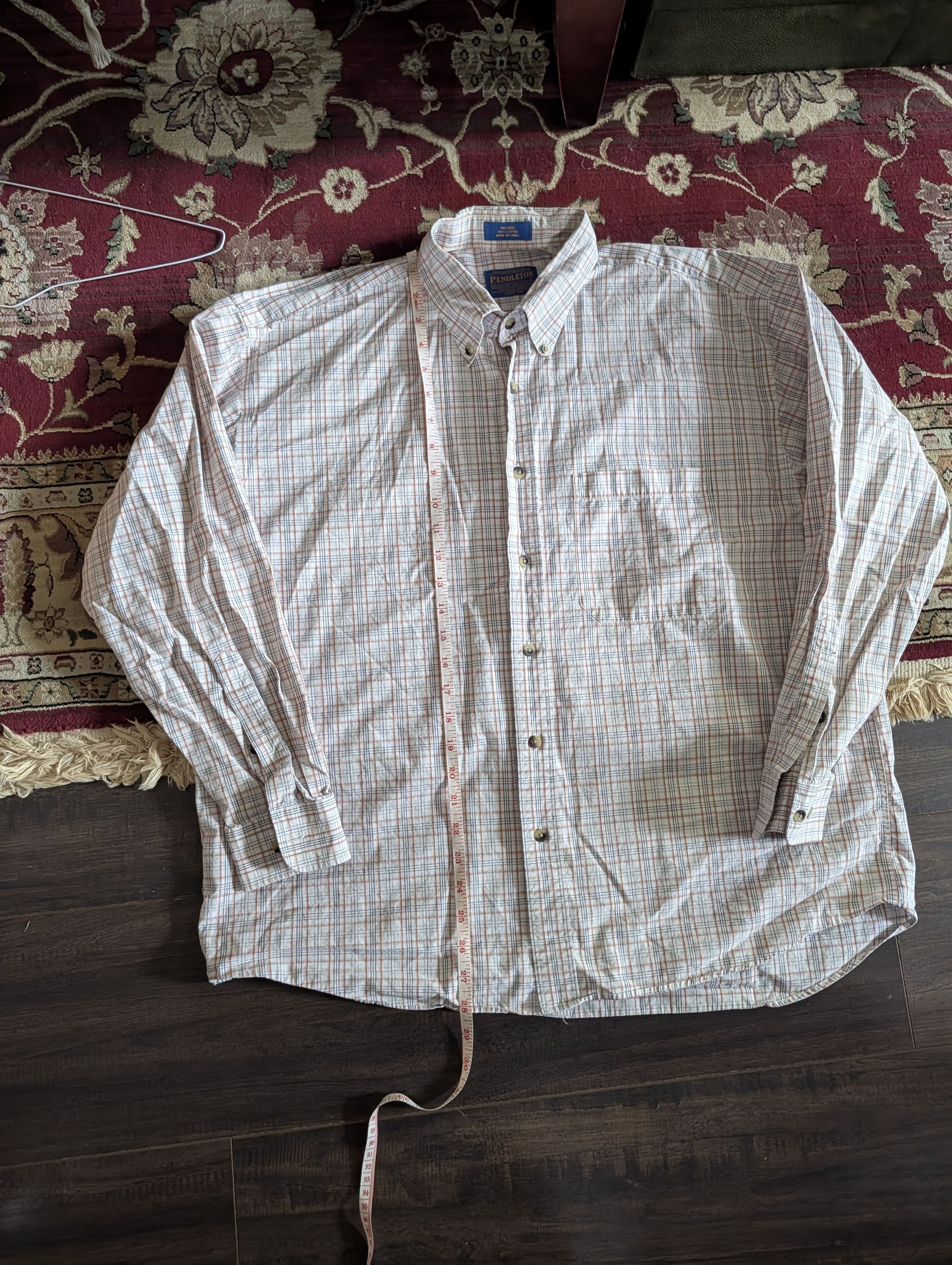 Pendleton Cotton button-down pocket shirt multicolor check XL Size US XL / EU 56 / 4 - 13 Thumbnail