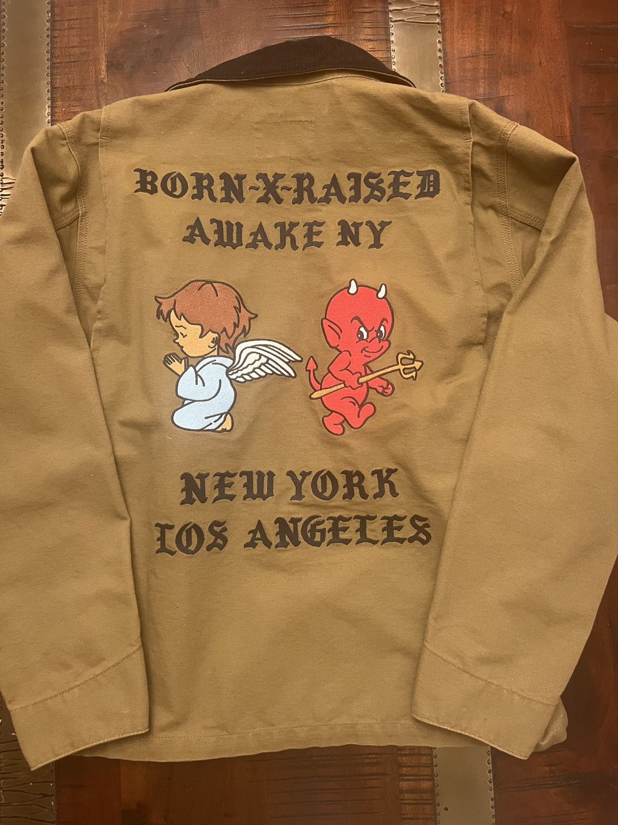 Born X Raised Born x raised “stuck on stupid” jacket | Grailed