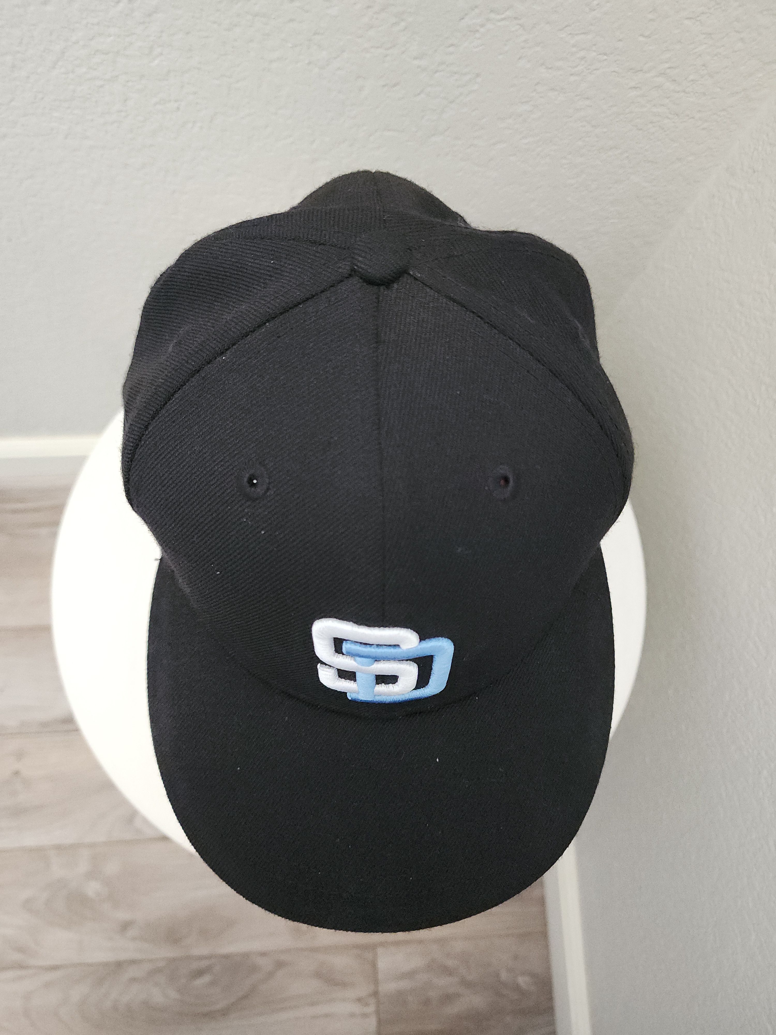 New Era San Diego Padres New Era Fitted 59Fifty 7 1/4 Black Size ONE SIZE - 2 Thumbnail