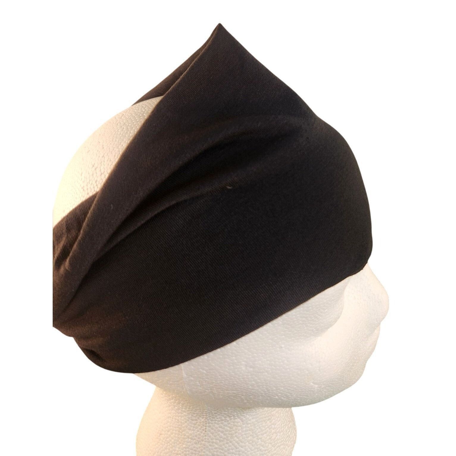 Other Black Knit Headwrap Hairband Soft Stretchy Headband Fabric U Size ONE SIZE - 2 Thumbnail