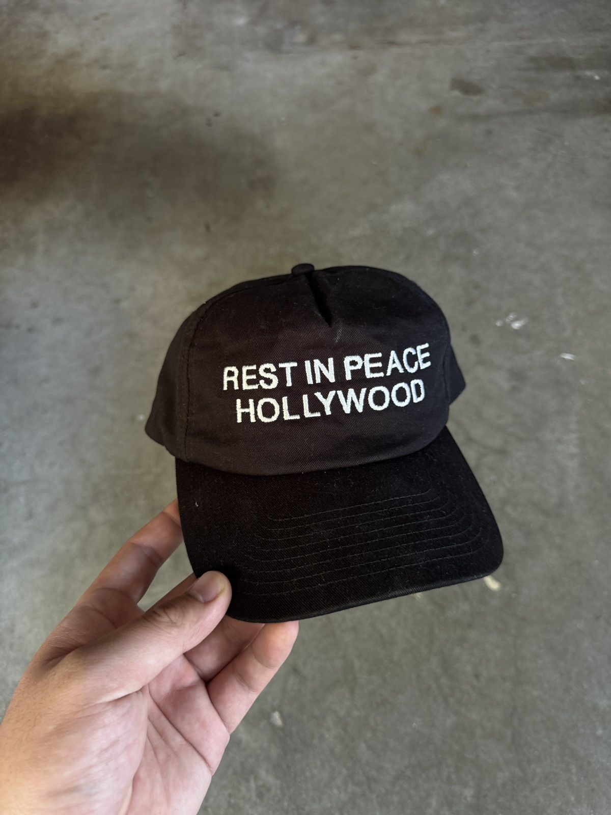 Holiday Brand Rest In Peace Hollywood Blush Hat Signed by Geezer Size ONE SIZE - 2 Thumbnail
