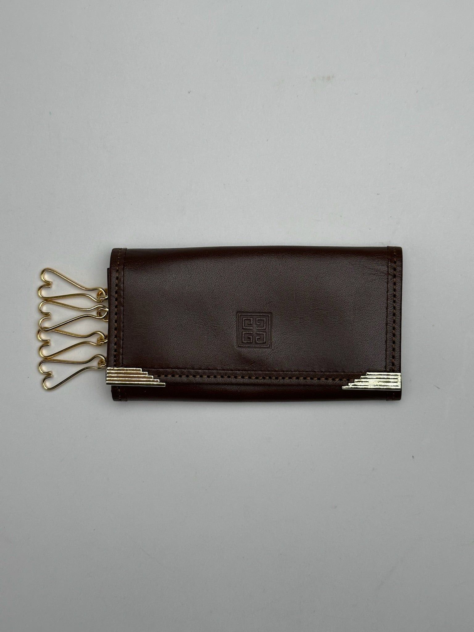 Givenchy Vintage Leather Key Holder Brown Size ONE SIZE - 1 Thumbnail