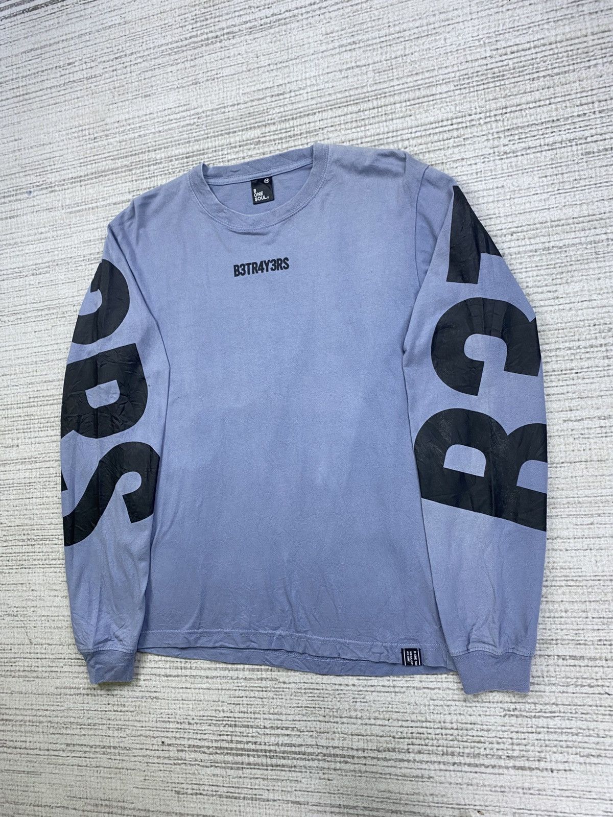 Hysteric Glamour × Vintage Vintage B one Soul B3TR4Y3RS Big Spellout Long Sleeve Tshirt Size US S / EU 44-46 / 1 - 4 Thumbnail