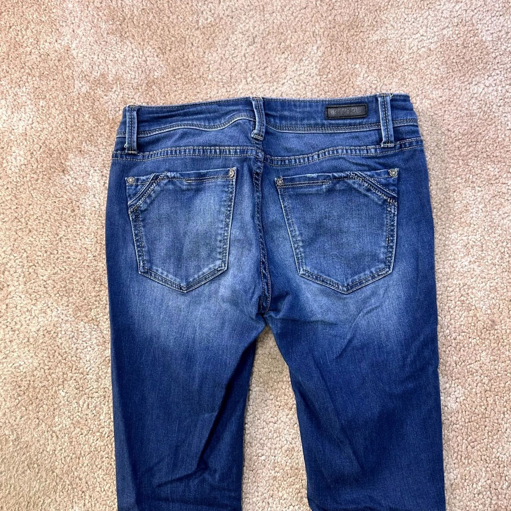 Buckle Black Buckle Black Skinny Jeans Women 28x32 Denim Blue Stretch Slim 5-Pocket Zipper Button Embroidered Logo Buckle Black Womens Mens? Size 28" / US 6 / IT 42 - 5 Thumbnail