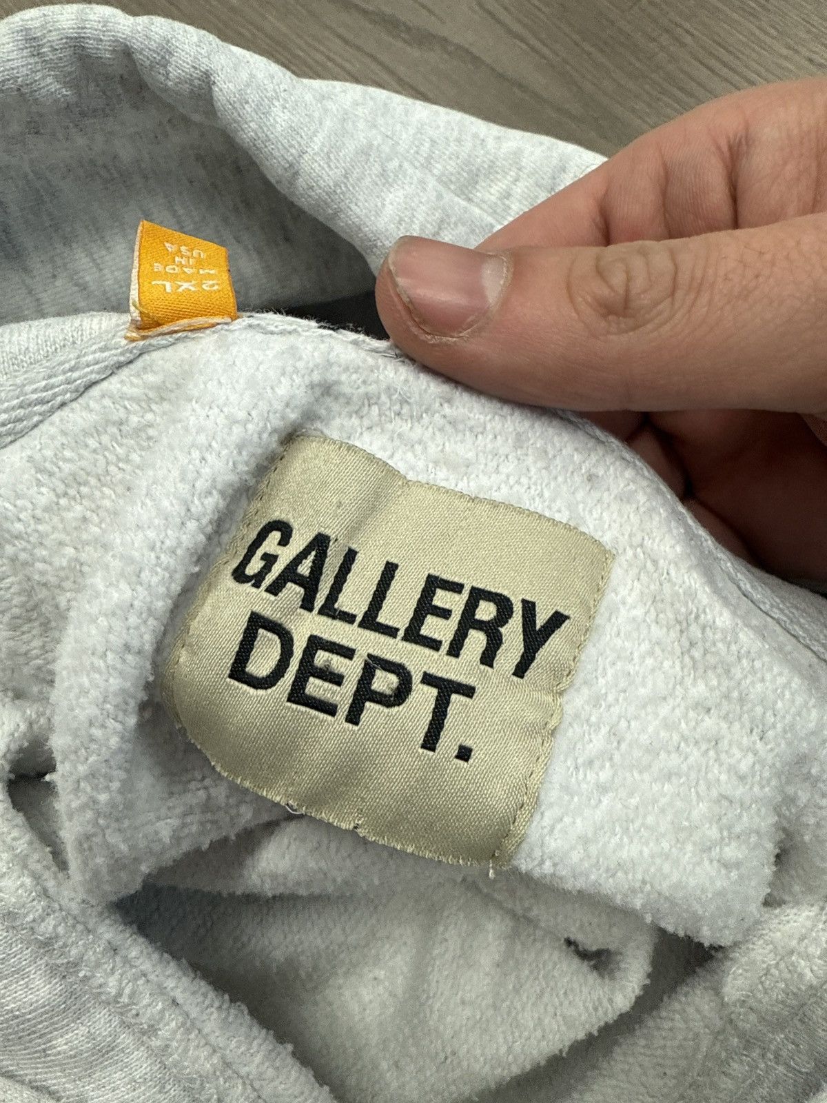 Gallery Dept. Gallery dept French logo hooded sweatshirt grey 2xl Size US XXL / EU 58 / 5 - 5 Thumbnail