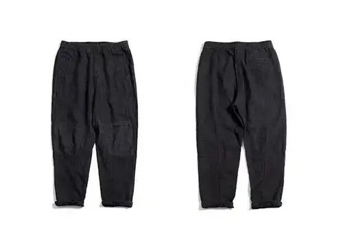 Japanese Brand 20SS Indigo Union Japan Black Patchwork Pants Size US 34 / EU 50 - 3 Thumbnail