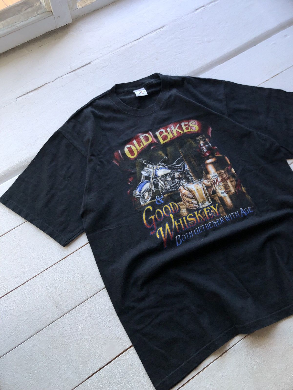 Vintage Harley-Davidson Old Bikes Vintage Big Logo T shirt Size US L / EU 52-54 / 3 - 1 Thumbnail