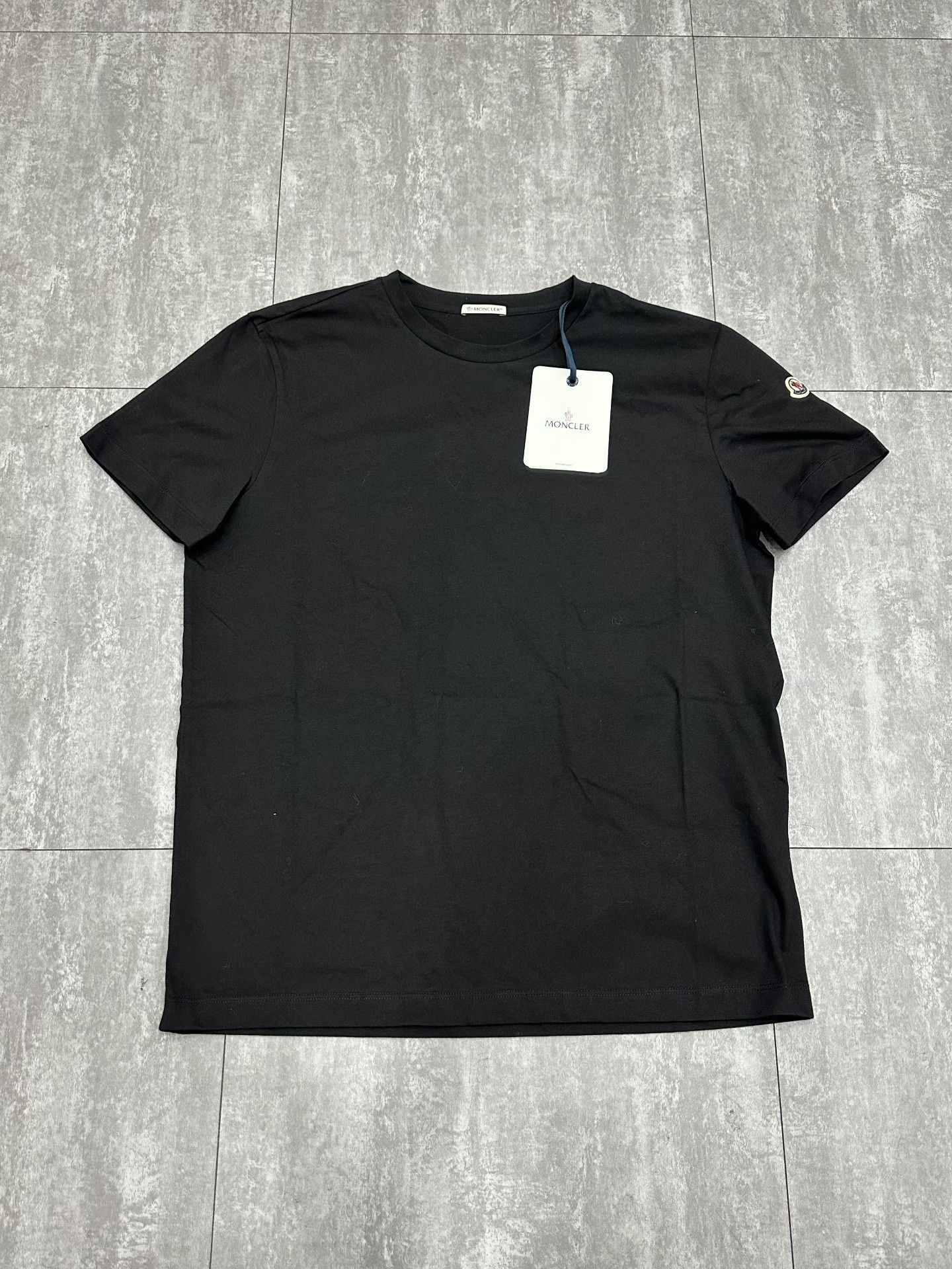 Moncler Moncler Black T-Shirt xl Men Size US XL / EU 56 / 4 - 1 Thumbnail