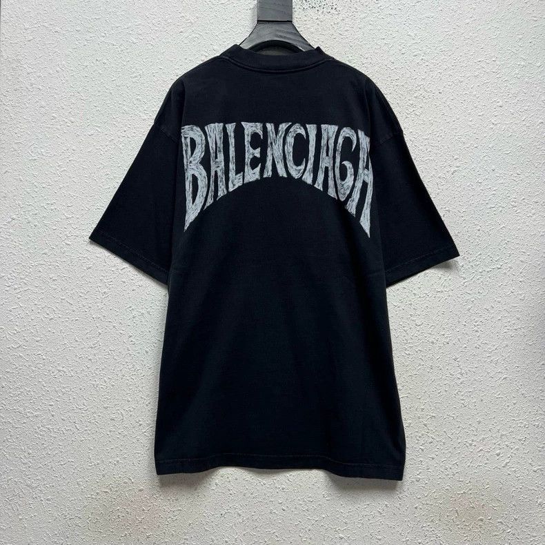 Balenciaga Balenciaga Hawaiian coconut tower hand-painted letter prin Size US S / EU 44-46 / 1 - 2 Thumbnail