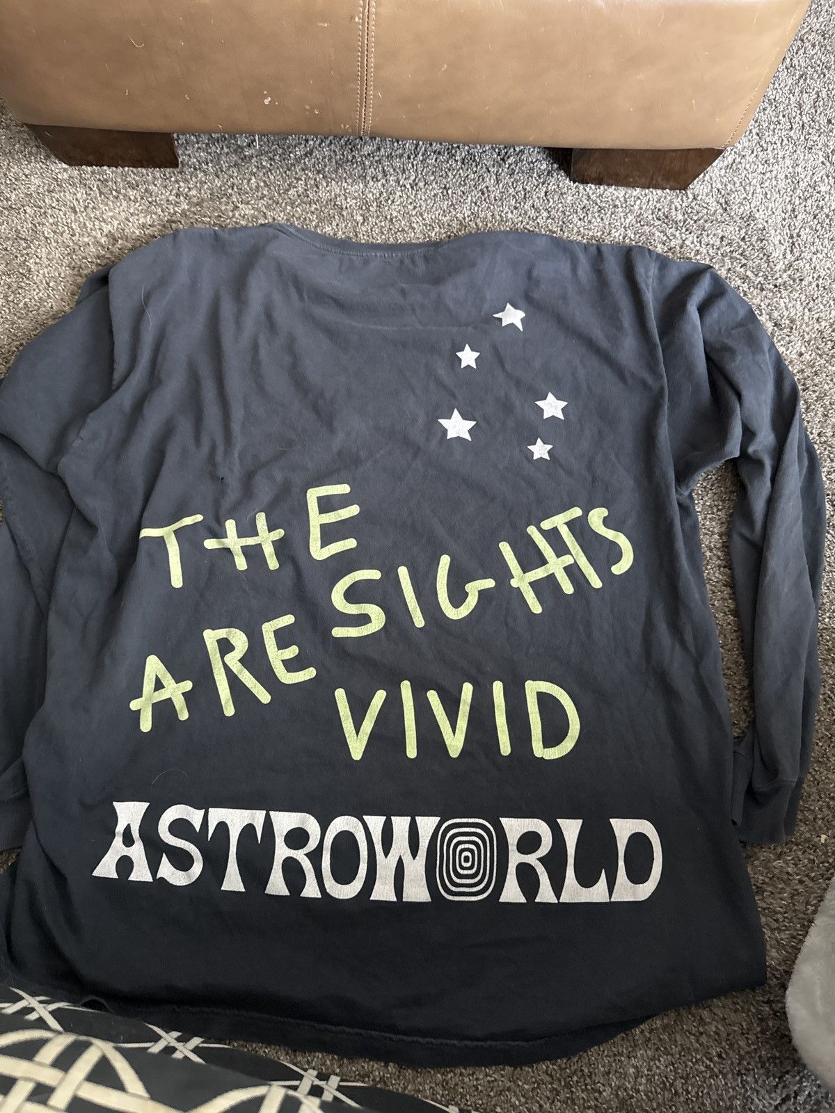 Travis Scott Astroworld Long Sleeve Tee Size US XL / EU 56 / 4 - 1 Thumbnail