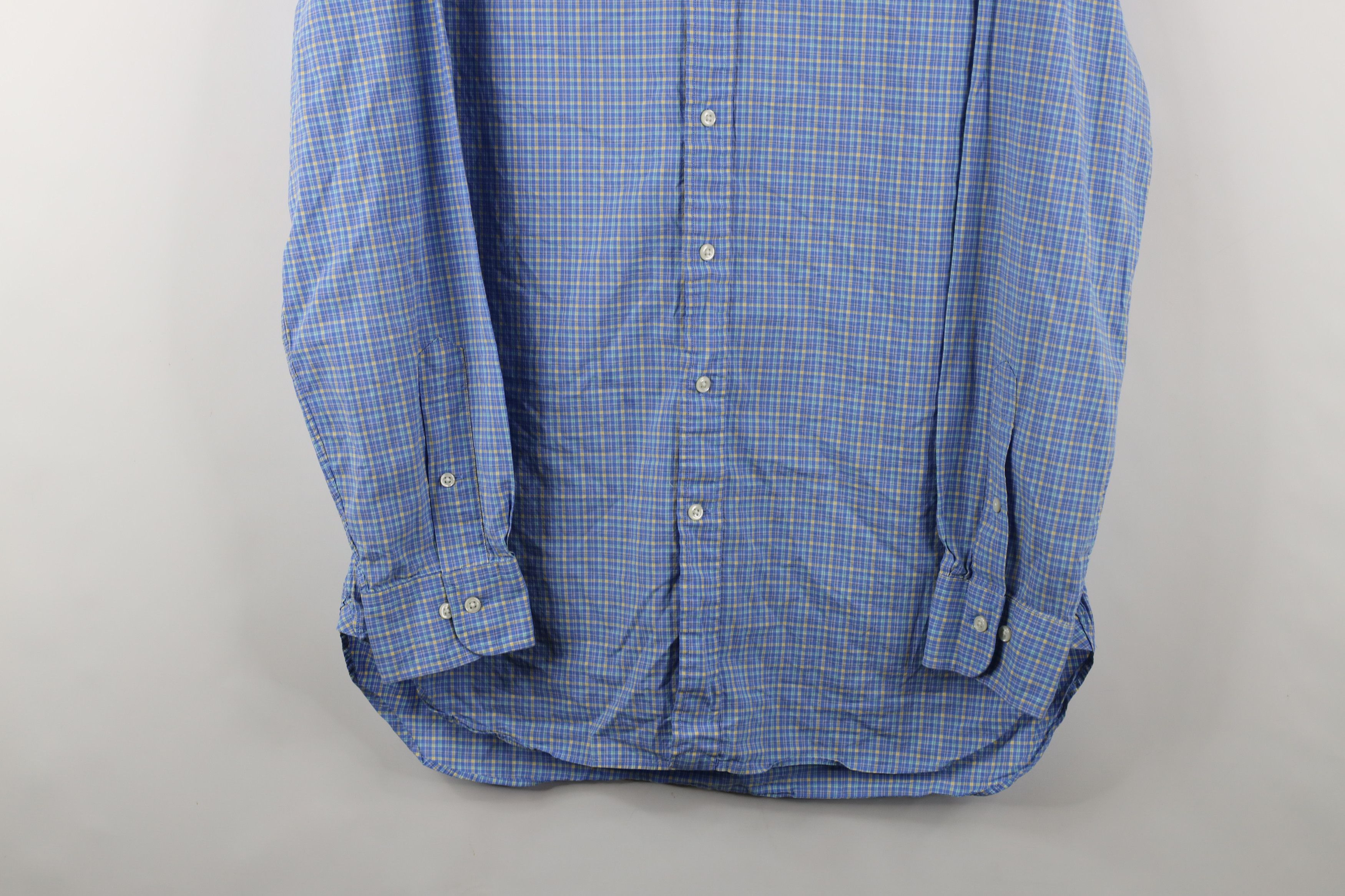 Ralph Lauren × Vintage Vintage Ralph Lauren Plaid Collared Button Down Shirt Size US M / EU 48-50 / 2 - 3 Thumbnail