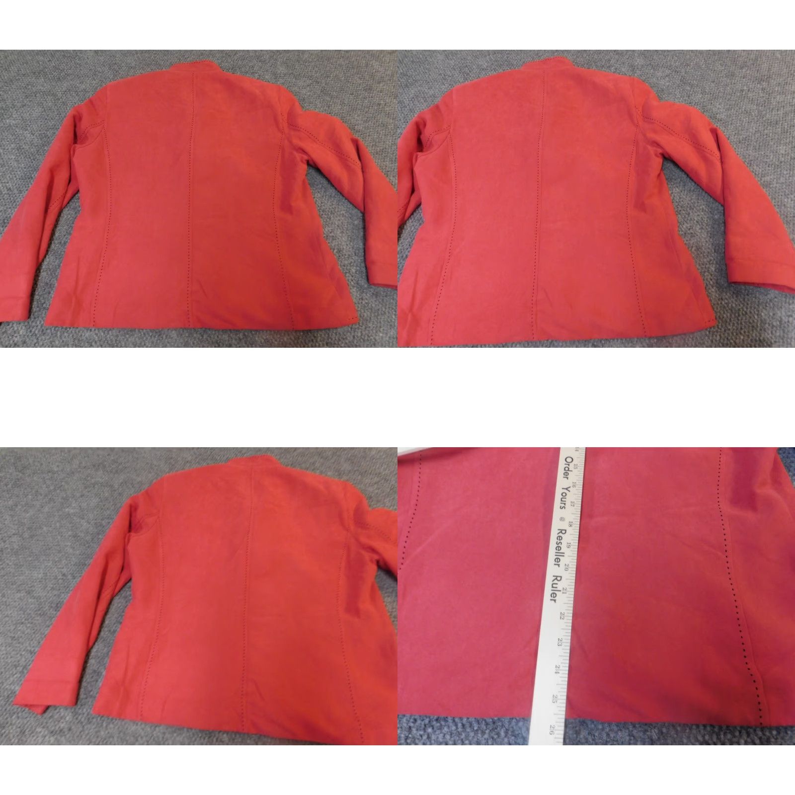 Vintage Alfred Dunner Jacket 14P Pink Full Zip Womens Petite Casual Knit Embroidered Solid Mid-Length Long Sleeve Regular Jacket Size XL / US 12-14 / IT 48-50 - 8 Thumbnail