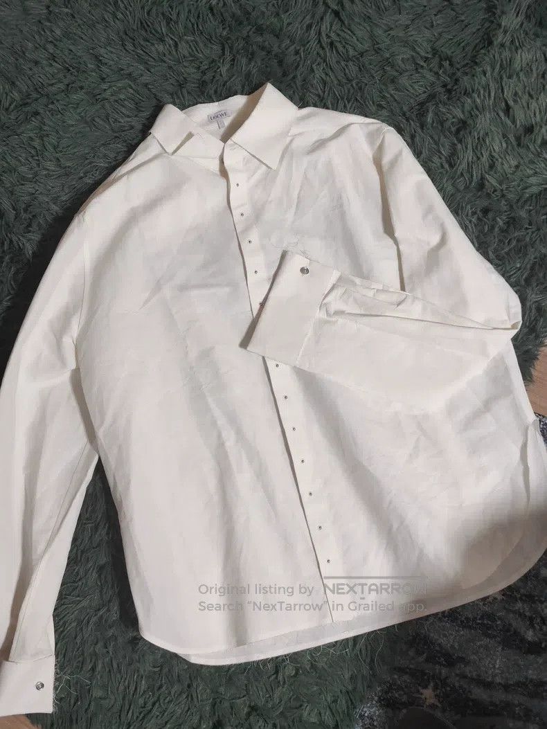 Loewe Loewe Long-sleeve white shirt Size M / US 6-8 / IT 42-44 - 1 Thumbnail