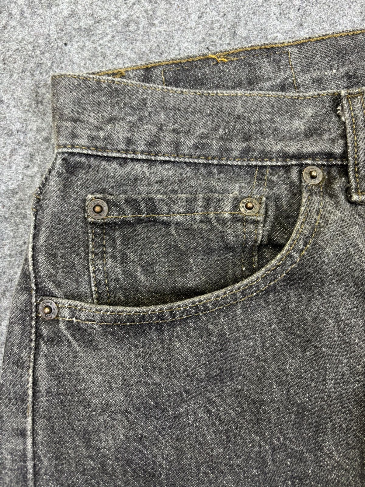 Levi's 💥Archival💥Vintage Levis 501 Iconic Black Wash Denim F962 Size US 30 / EU 46 - 5 Thumbnail