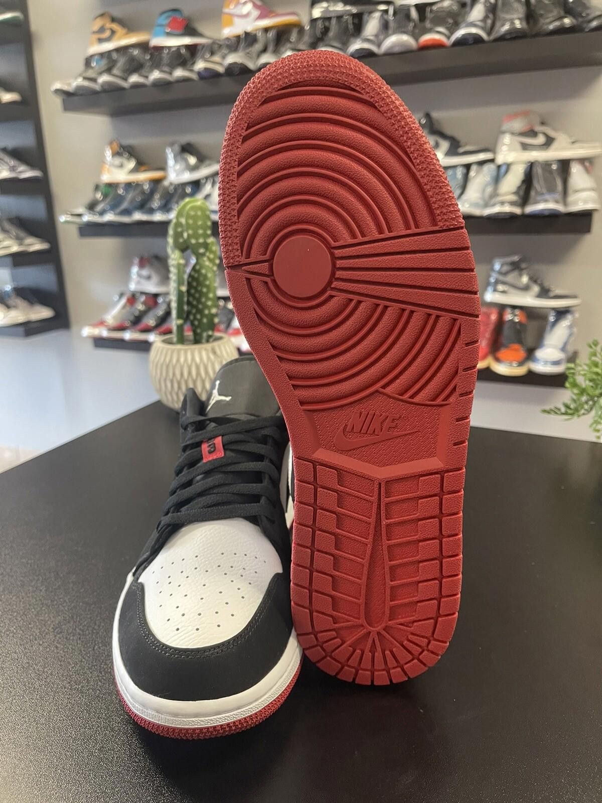 Jordan Brand Air Jordan 1 Low Black Toe Style # 553558-116 Size 11.5 Size US 11.5 / EU 44-45 - 6 Thumbnail