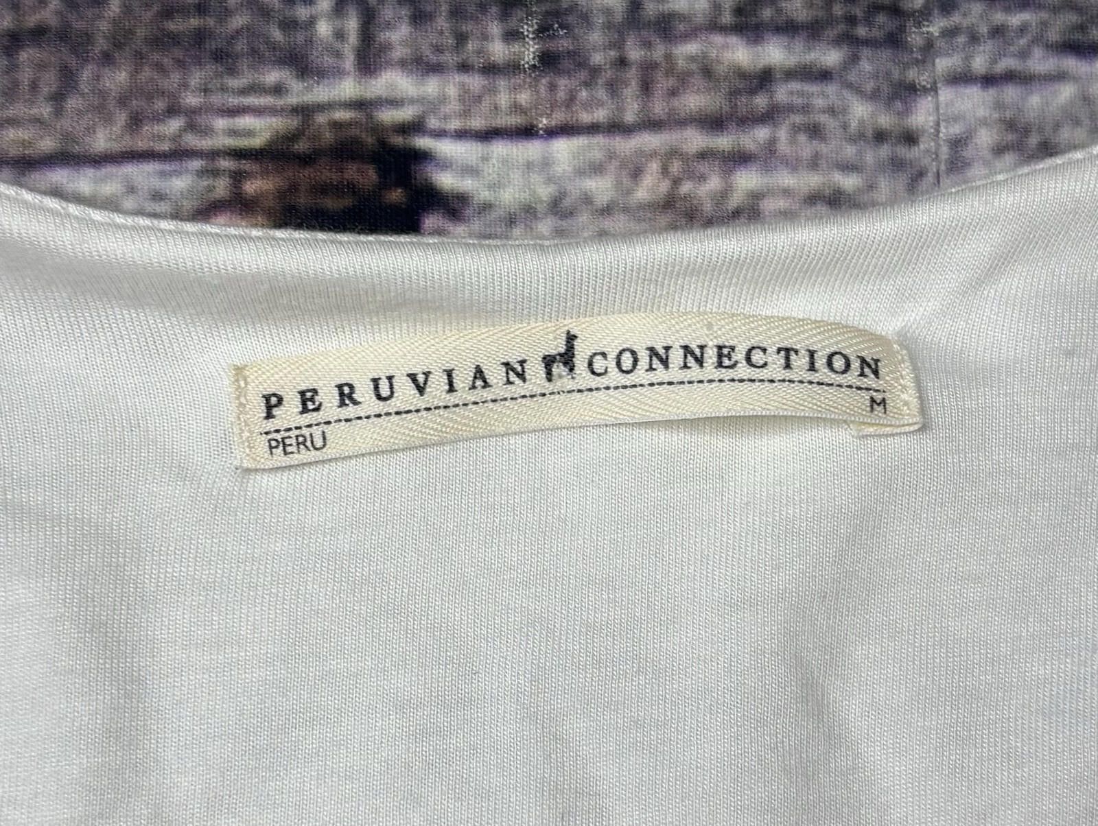 Other Peruvian Connection Dress Women's Medium A-Line Pima Cotton Size M / US 6-8 / IT 42-44 - 2 Thumbnail