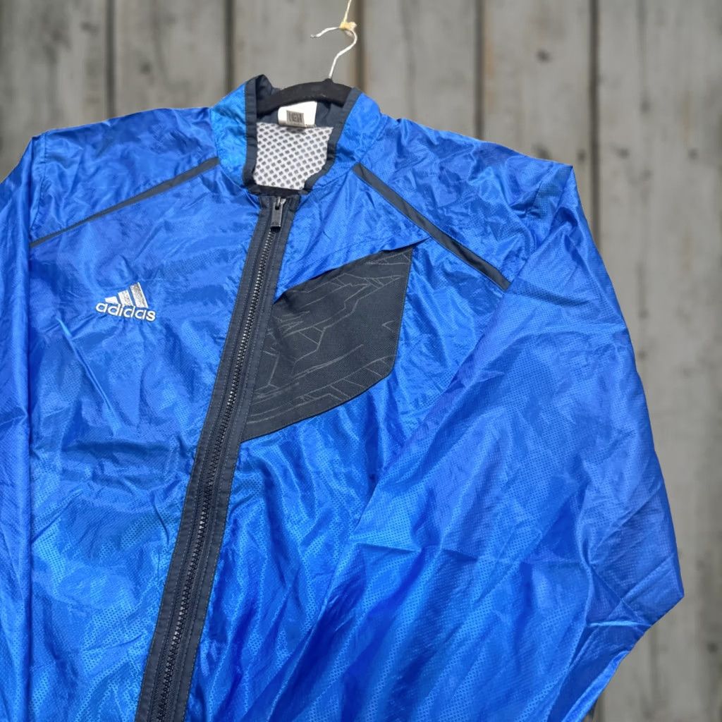 Adidas VINTAGE Adidas Windbreaker Jacket Track Jacket NYLON Light Blue Men's XL Blue Mens XL Nylon Light Blue Track Jacket Adidas Windbreaker Size US XL / EU 56 / 4 - 1 Thumbnail