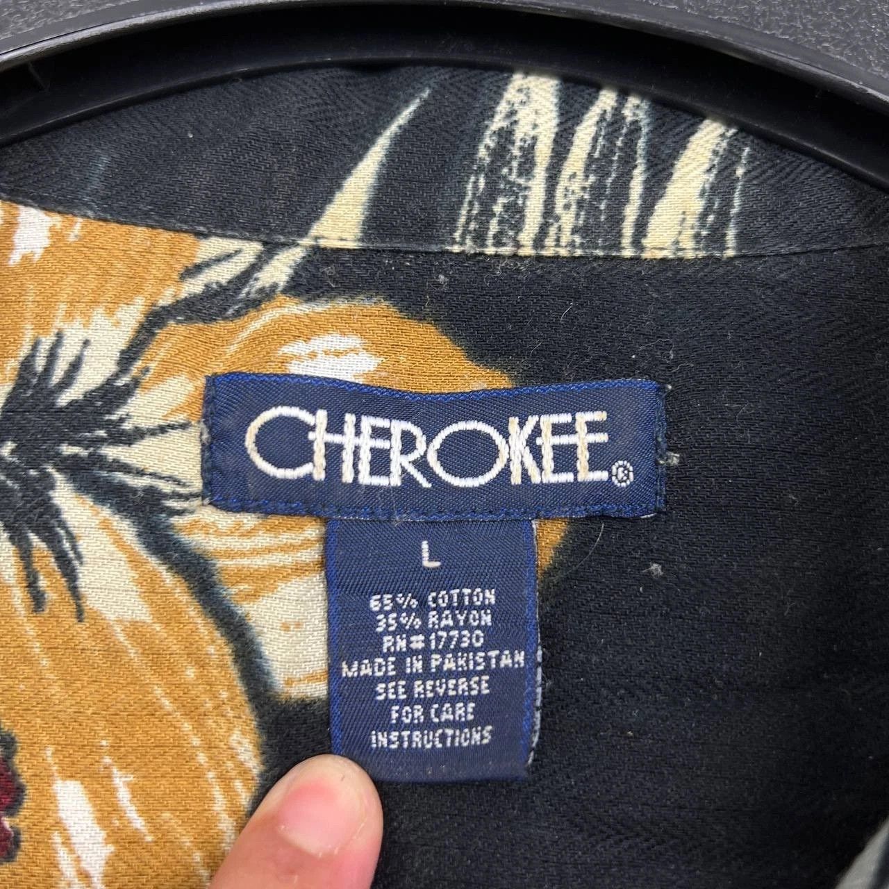Cherokee Cherokee Shirt Men Large Hawaiian Button Up Collared Size US L / EU 52-54 / 3 - 7 Thumbnail