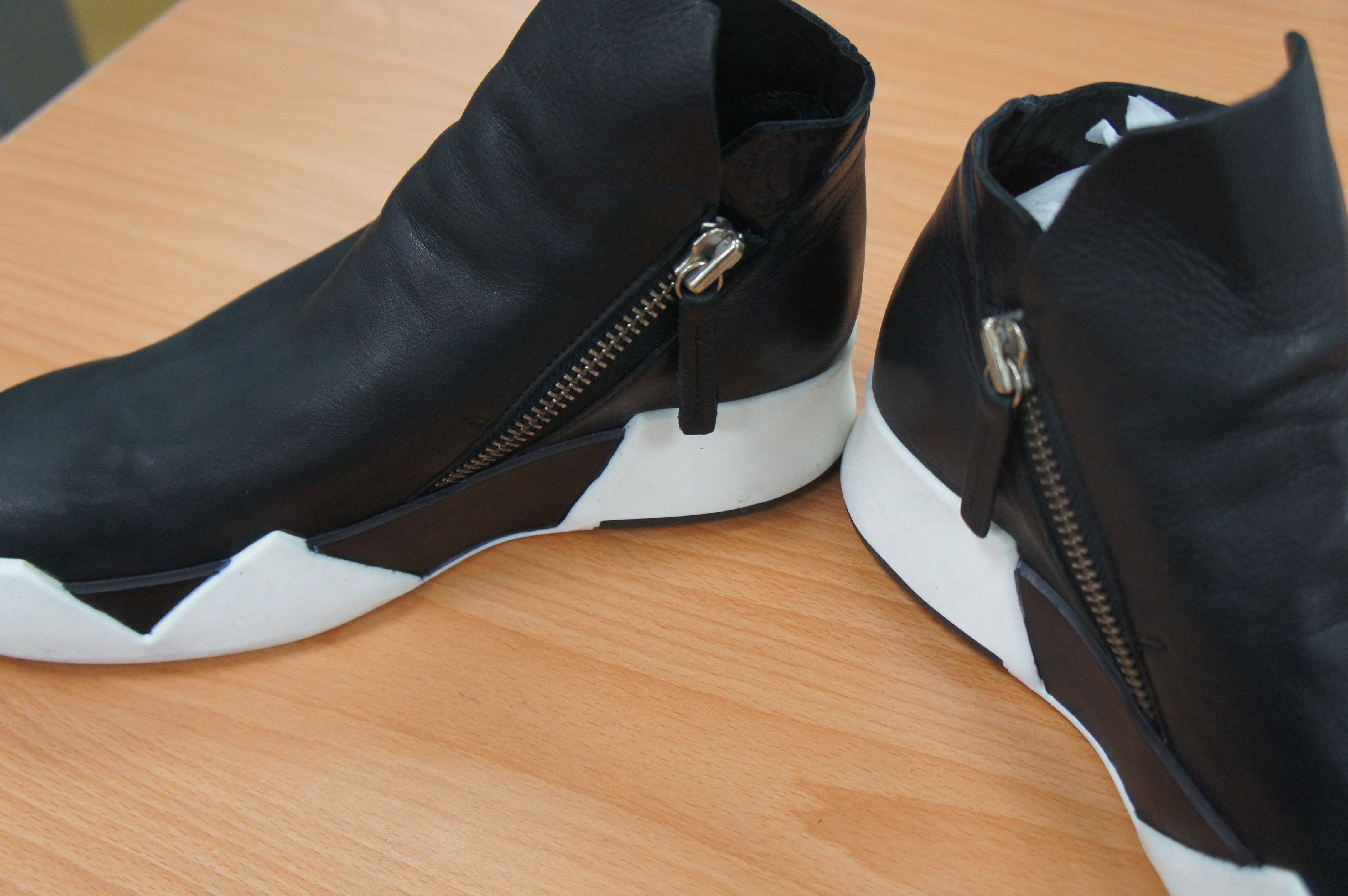 Cinzia Araia high leather sneaker Size US 7.5 / EU 40-41 - 3 Thumbnail