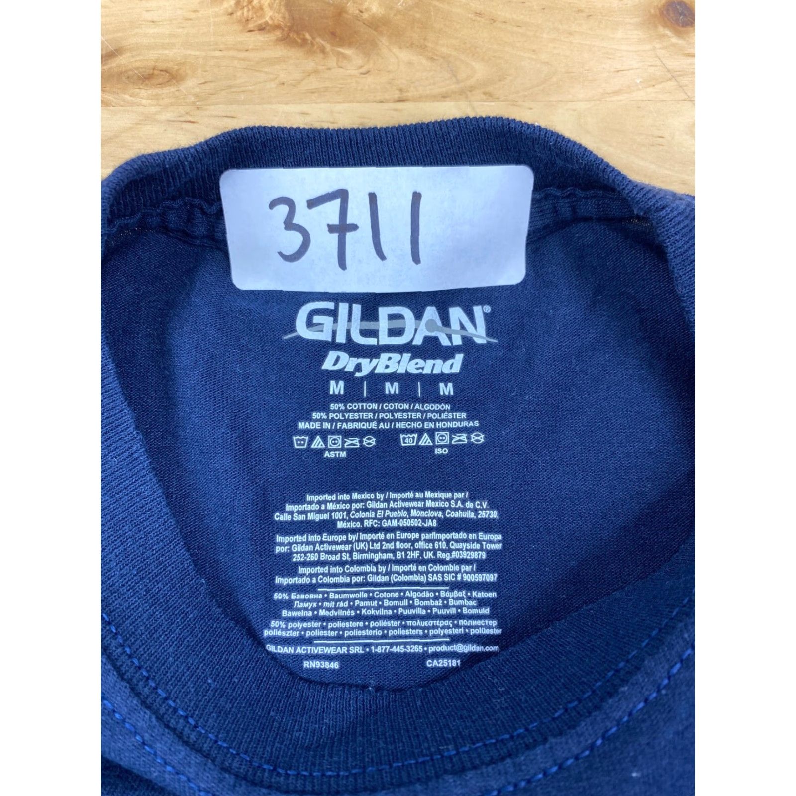 Gildan 2017 Penn State Rose Bowl Game The Granddaddy of Them All T Shirt Blue M #3711 Gildan Unisex Adults Cotton Crew Neck Long Sleeve Regular Shirt Size US M / EU 48-50 / 2 - 4 Thumbnail