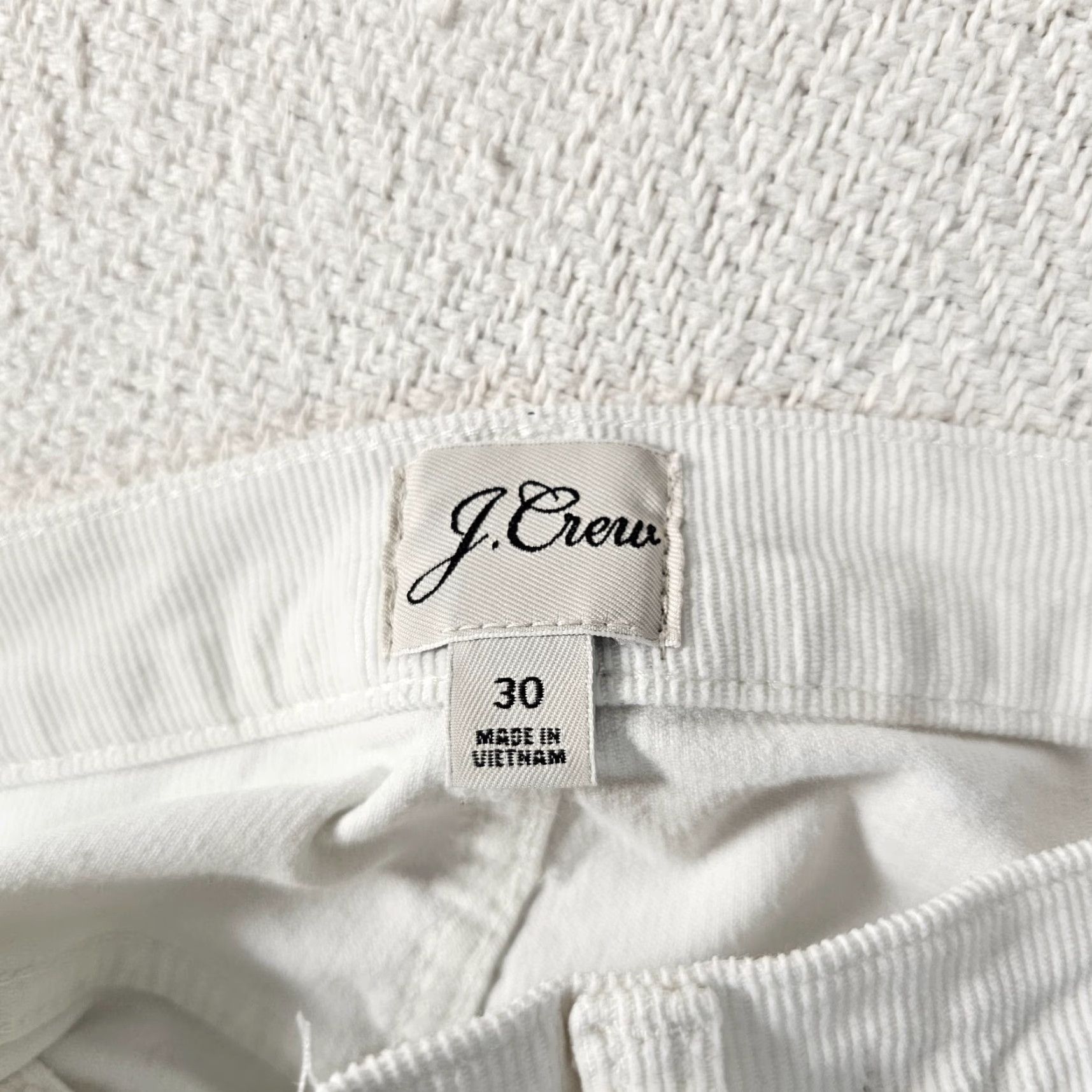 J.Crew J. Crew Vintage Slim Straight Leg Corduroy Pants White 30 Womens Jeans Size 30" / US 8 / IT 44 - 7 Thumbnail