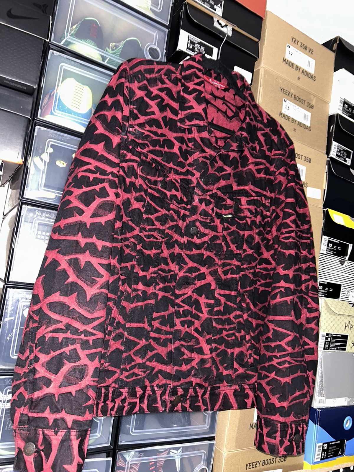 Supreme BUNDLE Supreme Thorn Trucker Jacket & MATCHING HAT FW18 NEW Size US M / EU 48-50 / 2 - 4 Thumbnail