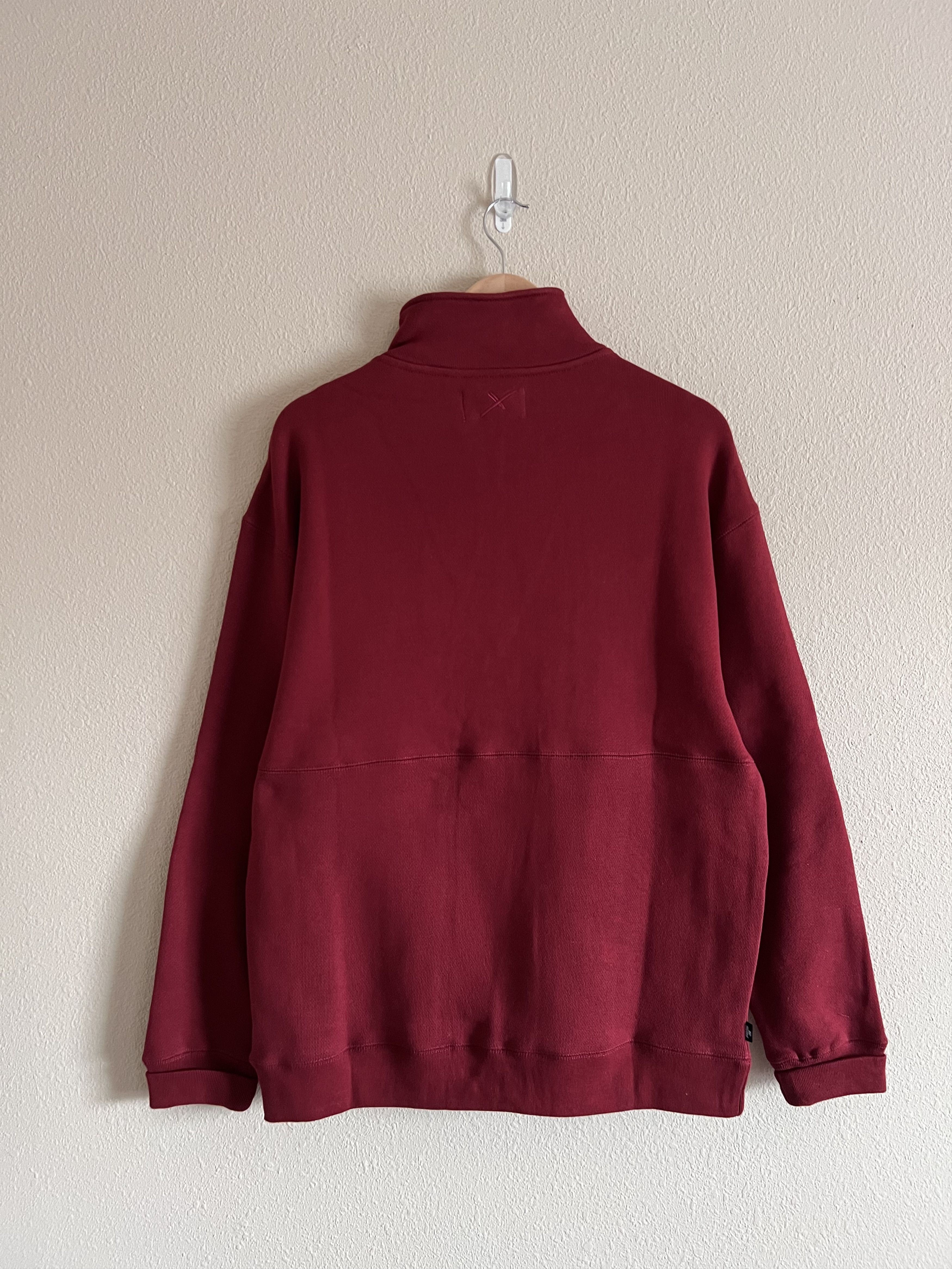 100 Thieves 100 Thieves Quarter Zip Sweatshirt in Burgundy Size US L / EU 52-54 / 3 - 5 Thumbnail
