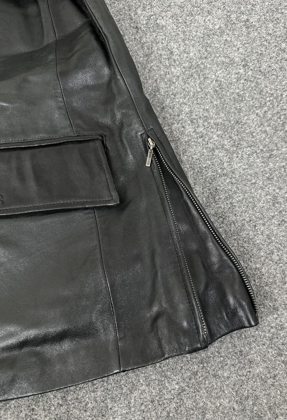 Balenciaga Balenciaga - Nicolas Ghesquiere 1997 Zip-Up Leather Jacket Size US M / EU 48-50 / 2 - 10 Thumbnail