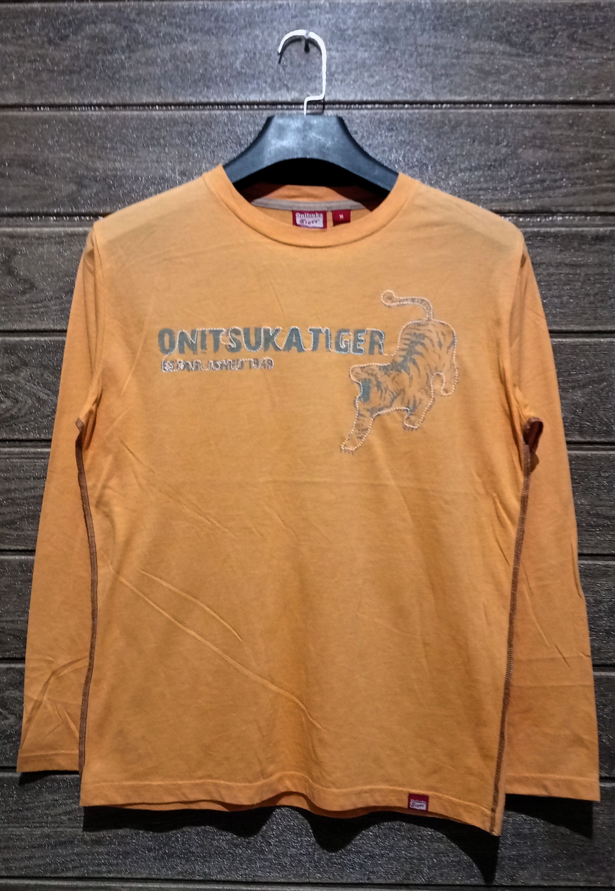 Onitsuka Tiger Vintage Onitsuka Tiger Long Sleeve Tshirt Size US M / EU 48-50 / 2 - 1 Thumbnail
