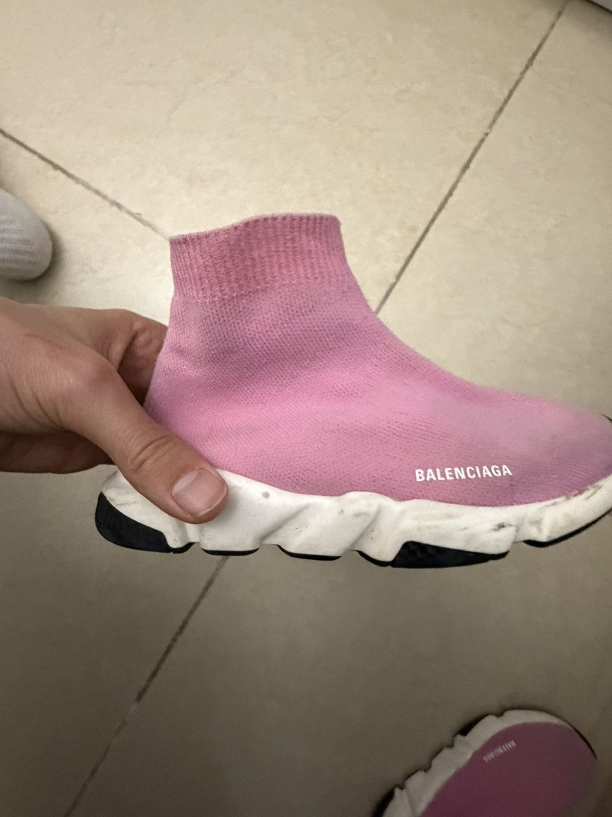 Balenciaga Balenciaga Speed Trainer Pink – Pre-Owned – Good Condition Size US 4 / IT 34 - 11 Thumbnail