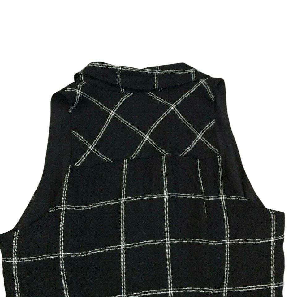 Other NWT INC Shirt dress Size 4 Tie Waist Sleeveless Plaid Lined Size S / US 4 / IT 40 - 8 Thumbnail