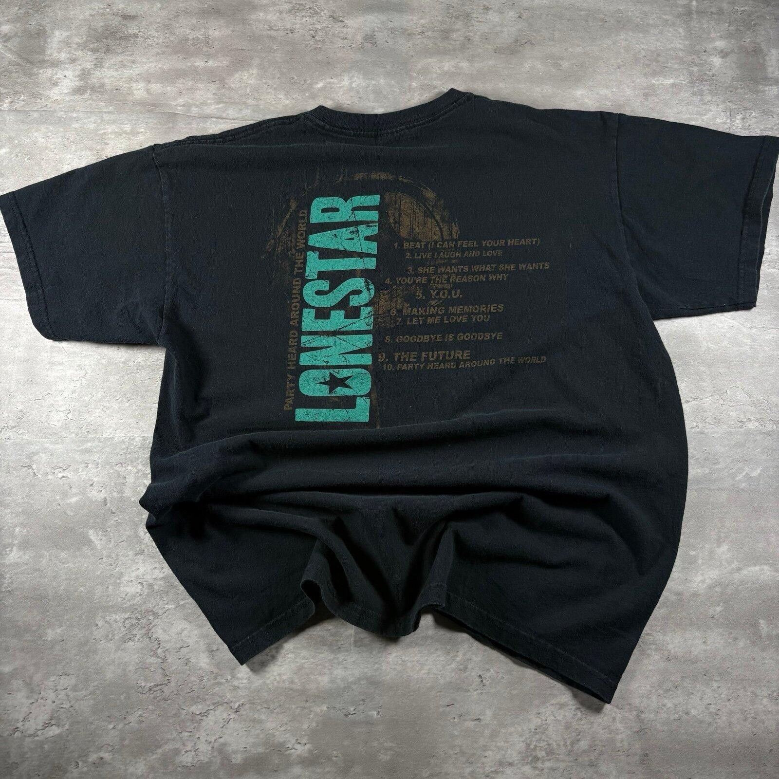 Gildan Vintage Lonestar band tour Tee Size US L / EU 52-54 / 3 - 2 Thumbnail