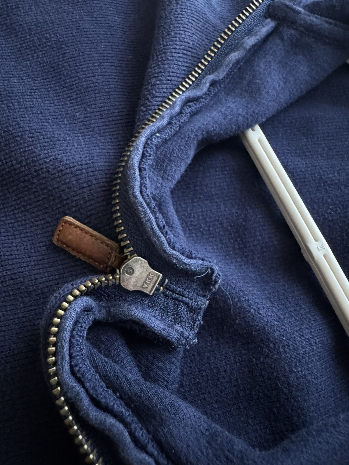 Polo Ralph Lauren Polo Ralph Lauren 1/3 zip Sweater Knit Vintage Size XL Blue Size US XL / EU 56 / 4 - 8 Thumbnail