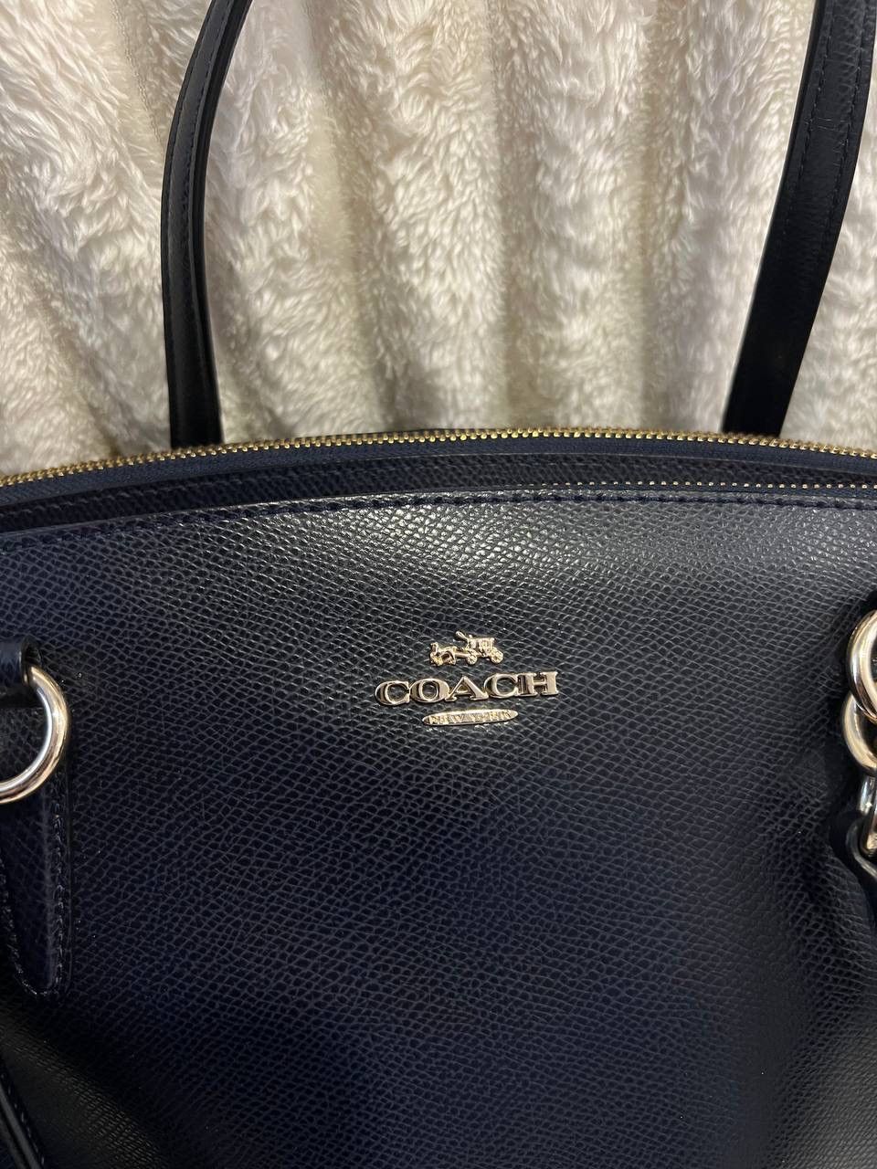 Coach Coach Black Blue Leather Large Size ONE SIZE - 6 Thumbnail