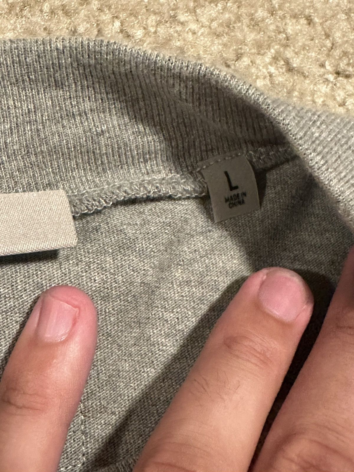 Essentials FEAR OF GOD ESSENTIALS Dark Oatmeal TShirt Size US L / EU 52-54 / 3 - 4 Thumbnail