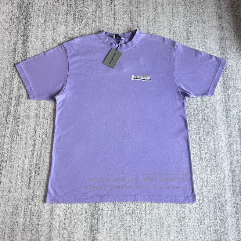 Balenciaga Balenciaga Purple coke t-shirt Size US S / EU 44-46 / 1 - 1 Thumbnail