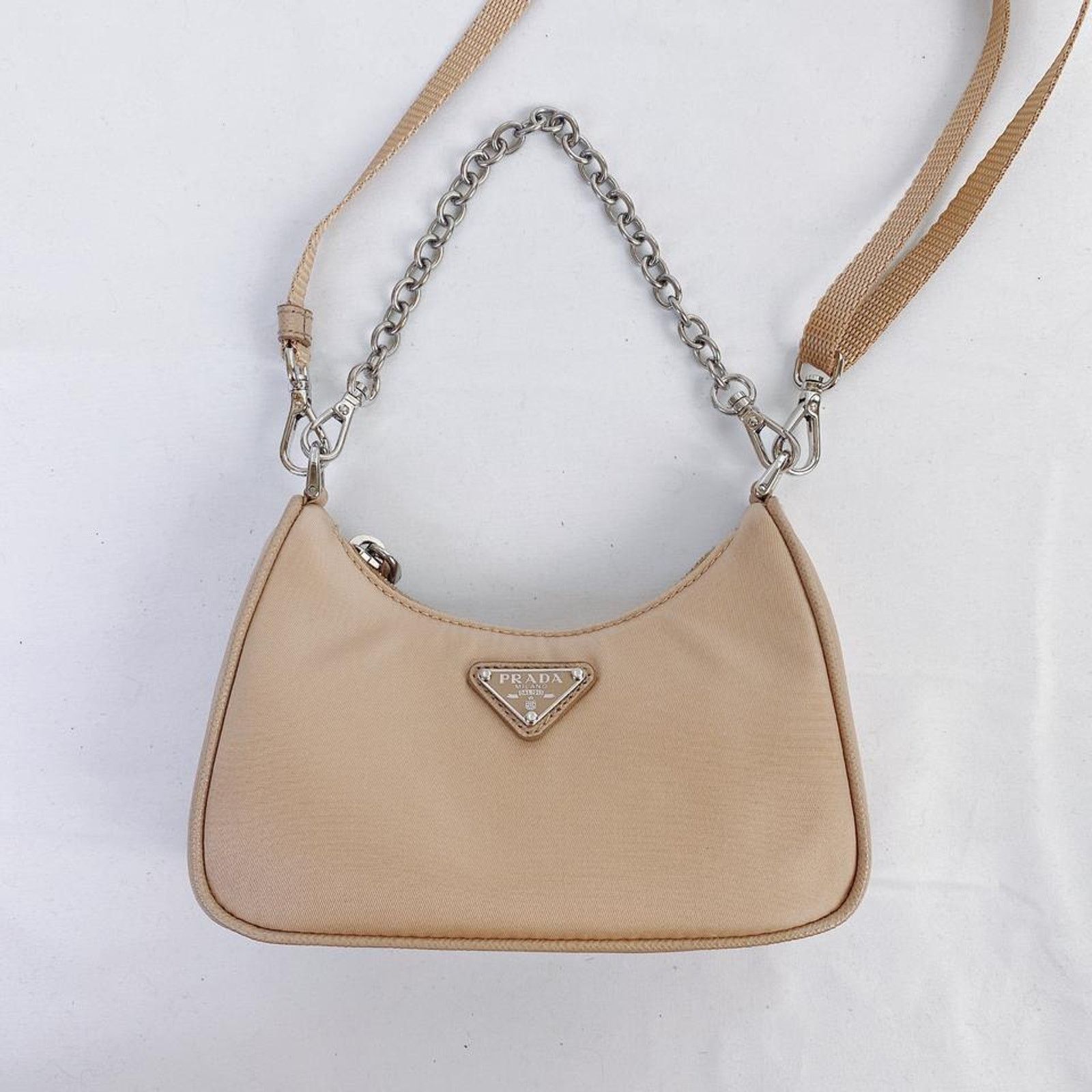 Prada PRADA logo appliqued re-edition nylon mini bag Size ONE SIZE - 2 Thumbnail