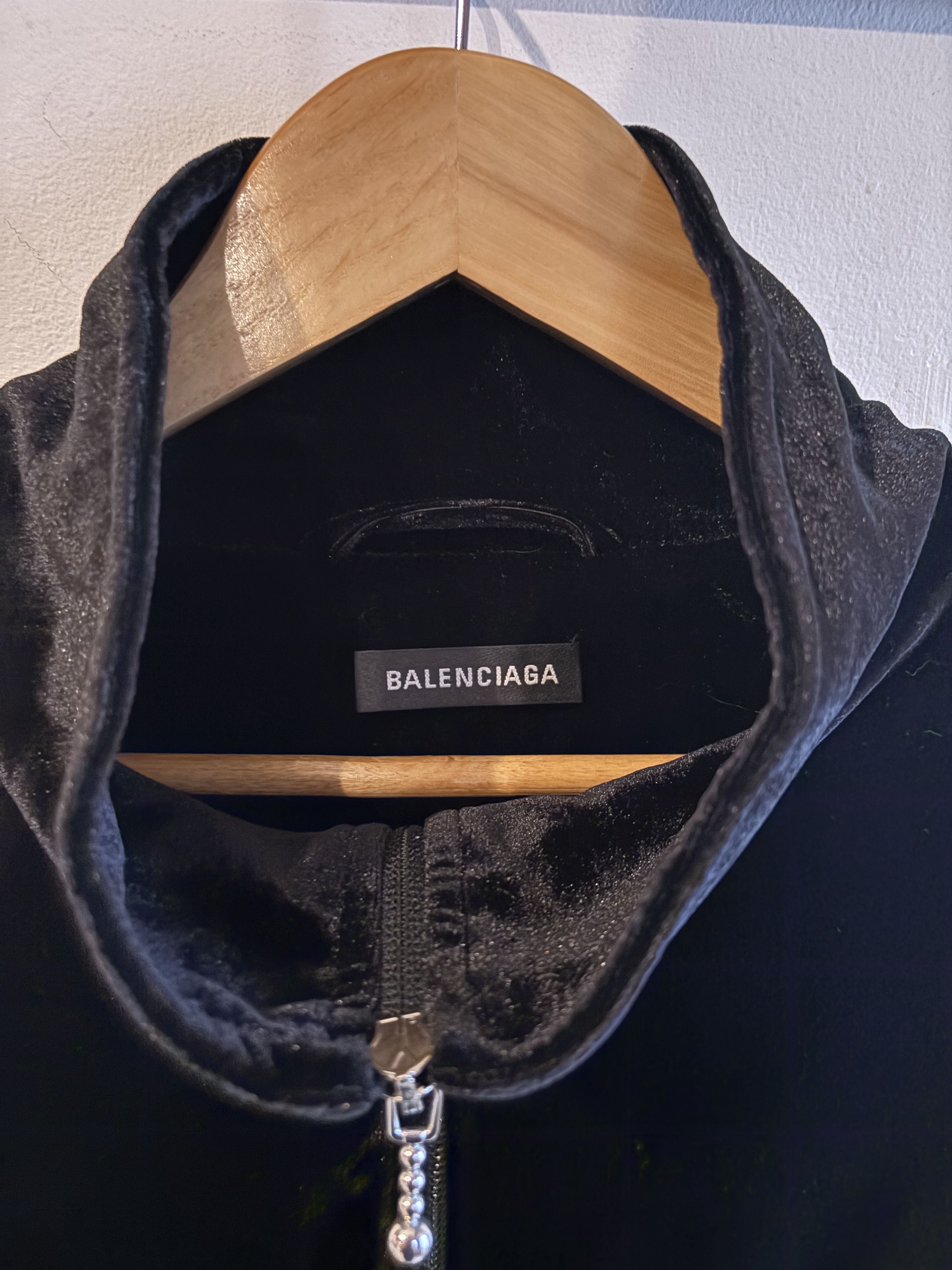 Balenciaga Balenciaga Velour Track Top Size US S / EU 44-46 / 1 - 10 Thumbnail