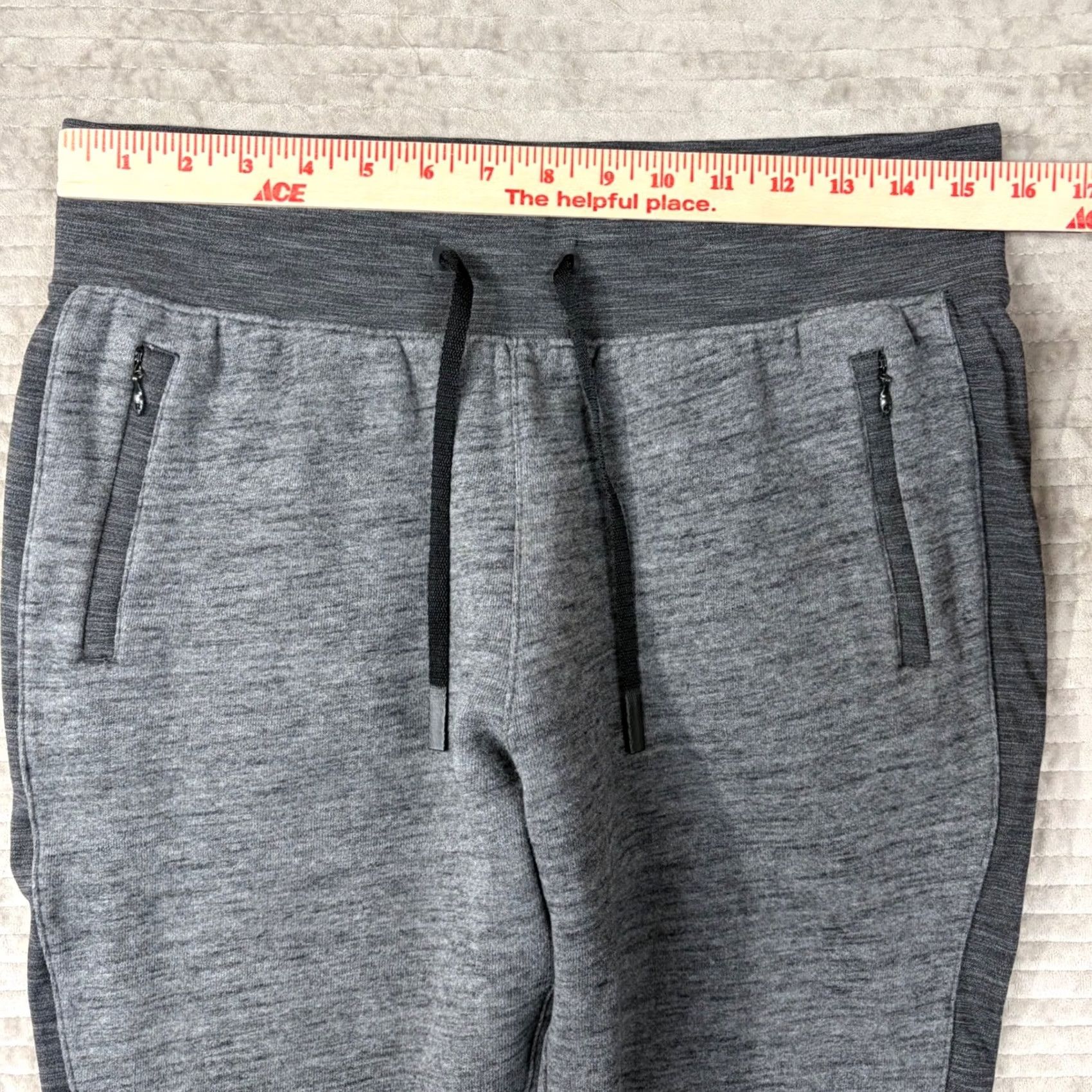 Lululemon Lululemon Scuba Jogger Heathered Gray Sweatpants Size 8 High Rise Zip Pocket Womens Pants Regular 32x27 Fleece Comfort Pockets Logo Size 24" / US 00 / IT 34 - 6 Thumbnail